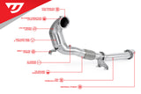 Unitronic Performance Downpipe for 2.0TSI EA888 EVO4 FWD (UH071-EXA)