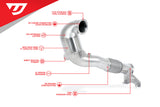 Unitronic Performance Downpipe for 1.8 TSI MQB EA888.3 (AWD) (UH076-EXA)