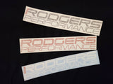 Rodgers Performance Decal - 9.5"